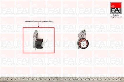 FAI AUTOPARTS Spriegotājrullītis, Gāzu sadales mehānisma piedziņ T9315